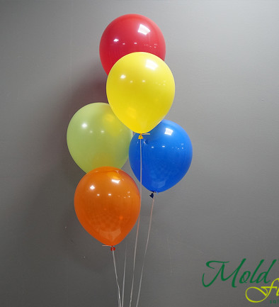 5 воздушных шарика с гелием Фото 394x433